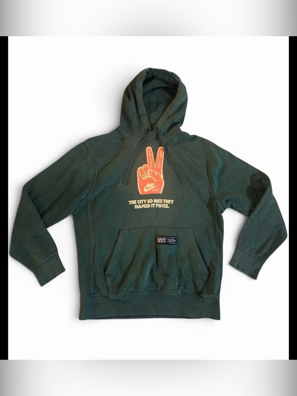 Nike NYC Green Hoodie pullover M